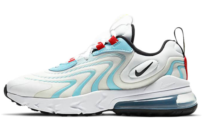 Nike Nike Air Max 270 React ENG 'White Blue' GS
