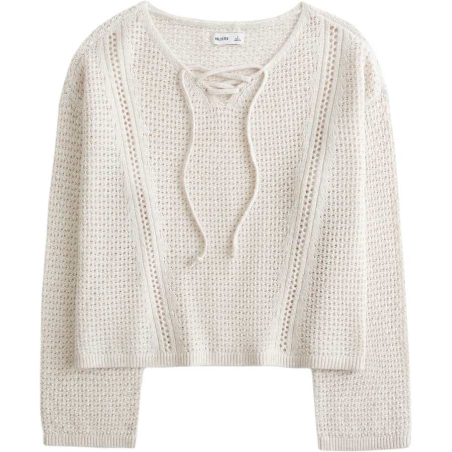 Hollister/ Sweaters Women's White V Neck Moderate Other
