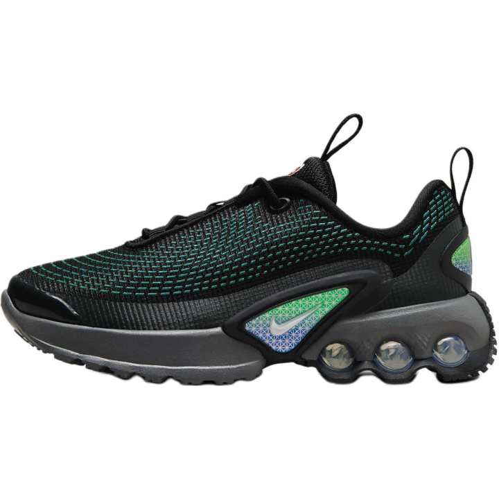 Nike Nike Air Max Dn Cushioning Breathable Cushioning Breathable Low top Kids Lifestyle Shoes Black Green