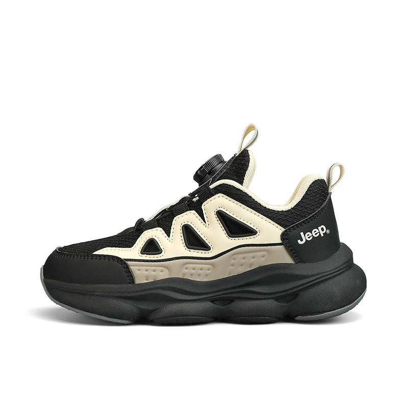 Jeep Low top Kids Lifestyle Shoes Black Beige Kids'