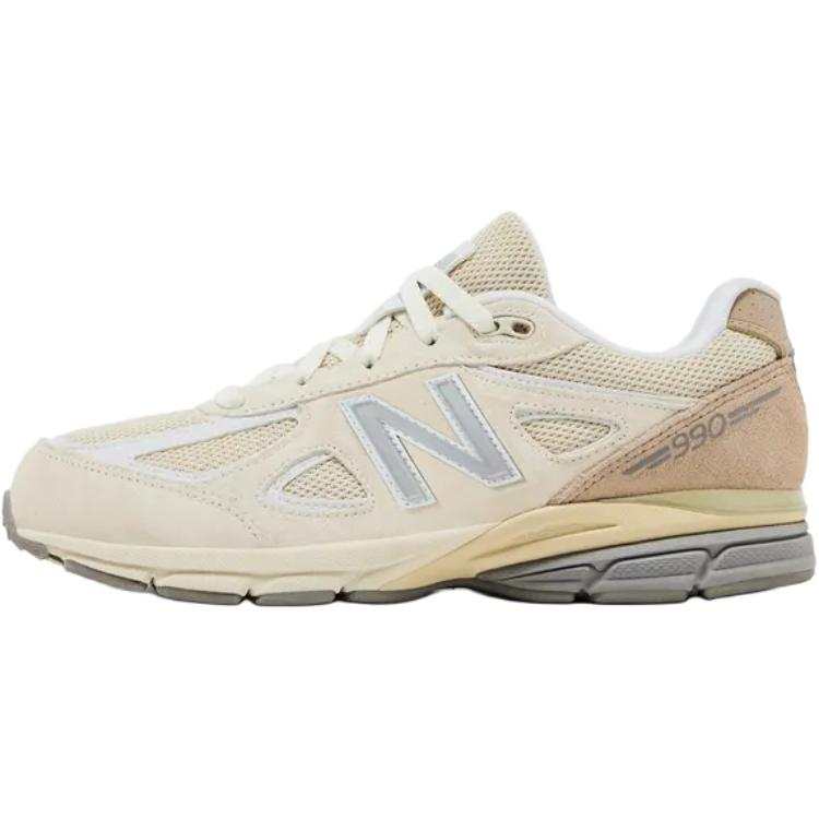 New Balance New Balance NB 990 V4 Comfortable And Lightweight Low top Running Shoes Beige Kids'