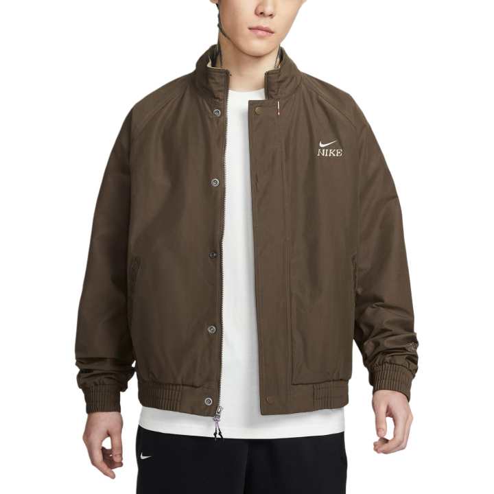 Nike Nike Club Jackets Men's Dull Umber Stand Collar Moderate