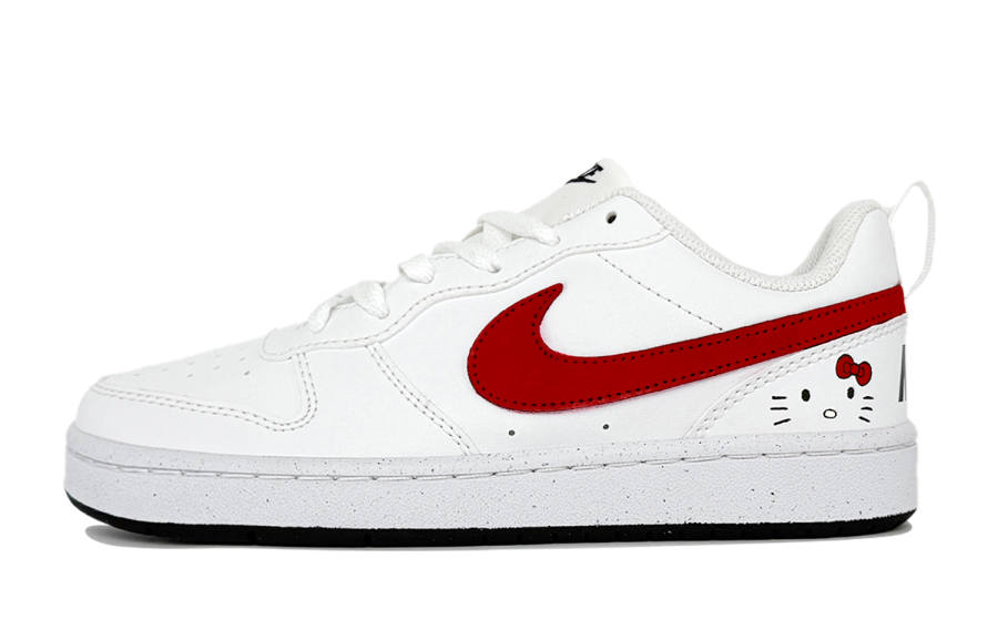 Nike Nike Court Borough Synthetic Leather Breathable Low top Kids' Skateboarding Shoes Unisex