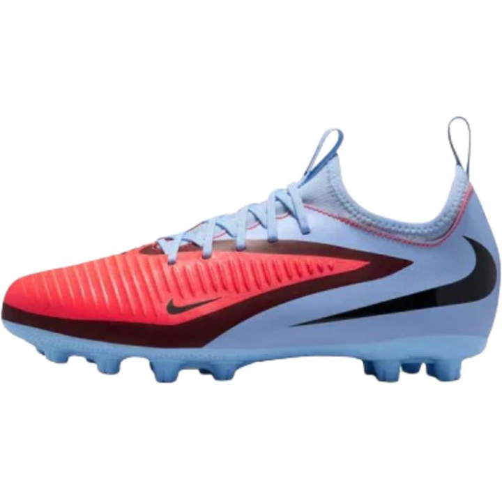 Nike Nike Phantom 6 Synthetic Leather Low top Kids' Soccer Shoes Blue Red Teenagers
