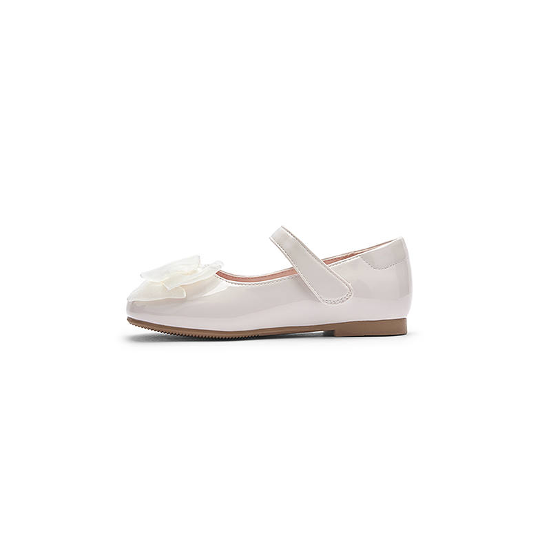 BALABALA Synthetic Leather, Textile Breathable Low top Sandal Ecru Kids'