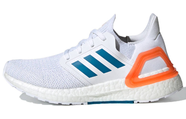 Adidas Adidas ULT Primeblue J Cushioning Low top Kids' Running Shoes White Orange Blue Teenagers