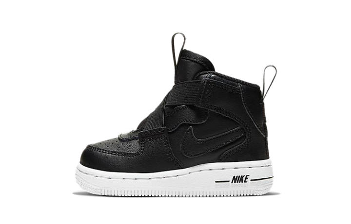 Nike Nike Force 1 Highness High top Toddler Shoes Black White Infant And Toddler