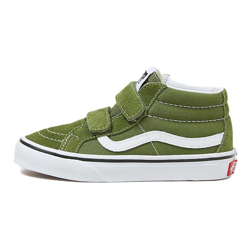 Vans SK8 MID top Kids' Skateboarding Shoes Green Kids'