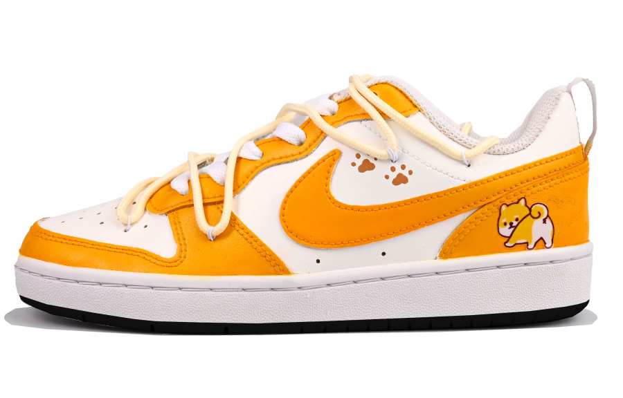 Nike Nike Court Borough Cute Shiba Inu Vlad, Winter, Healing Synthetic Leather Low top Kids' Skateboarding Shoes