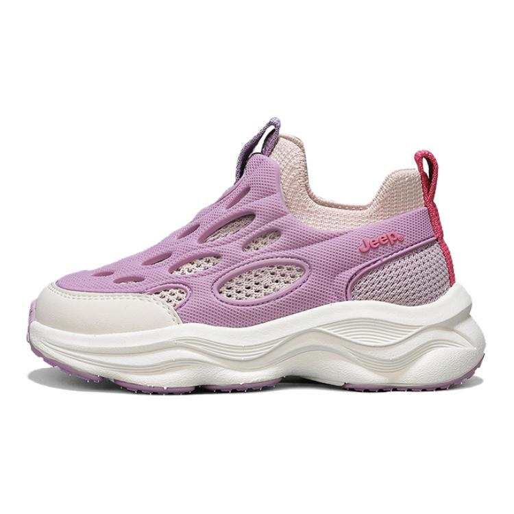 Jeep Cushioning Breathable Cushioning Breathable Kids Lifestyle Shoes Pink Purple Kids'