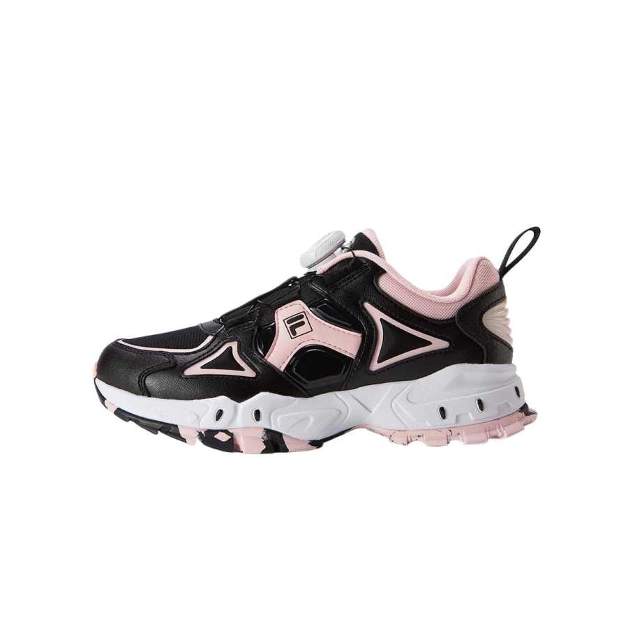 FILA KIDS Slip Resistant Abrasion Resistant Kids' Outdoor Shoes Black/Pink Kids'