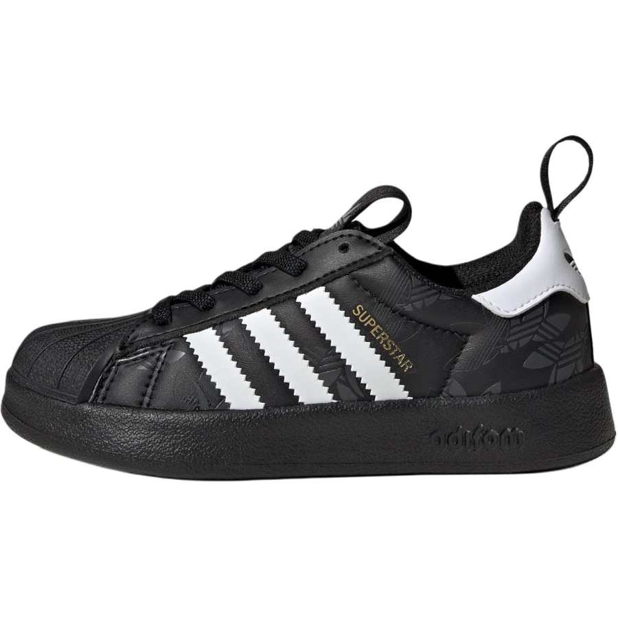 Adidas Originals AdiFOM Superstar 360 Fabric Low top Kids' Skateboarding Shoes Black Kids'