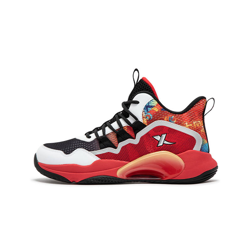 XTEP Slip Resistant Abrasion Resistant Slip Resistant Abrasion Resistant Mid top Children's Basketball Shoes