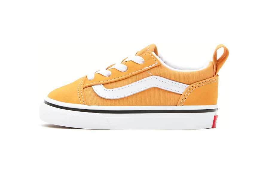 Vans Old Skool Low top Toddler Shoes Yellow Infant And Toddler