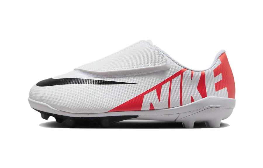 Nike Nike Mercurial Vapor 15 Slip Resistant Abrasion Resistant Low top Soccer Shoes White Red Black