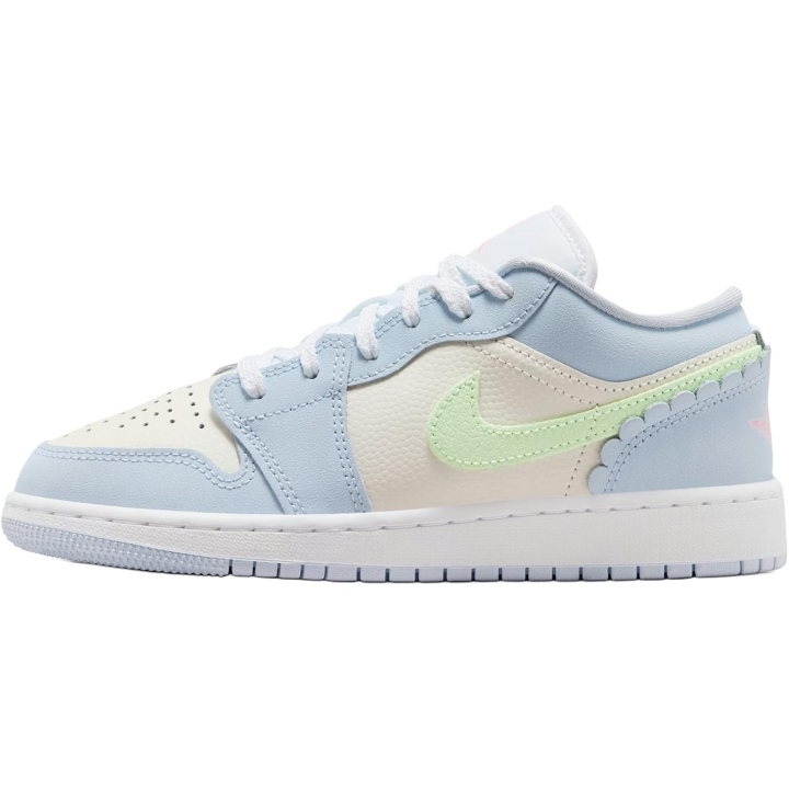 Jordan Jordan Air Jordan 1 Low top Basketball Shoes Beige Blue Unisex