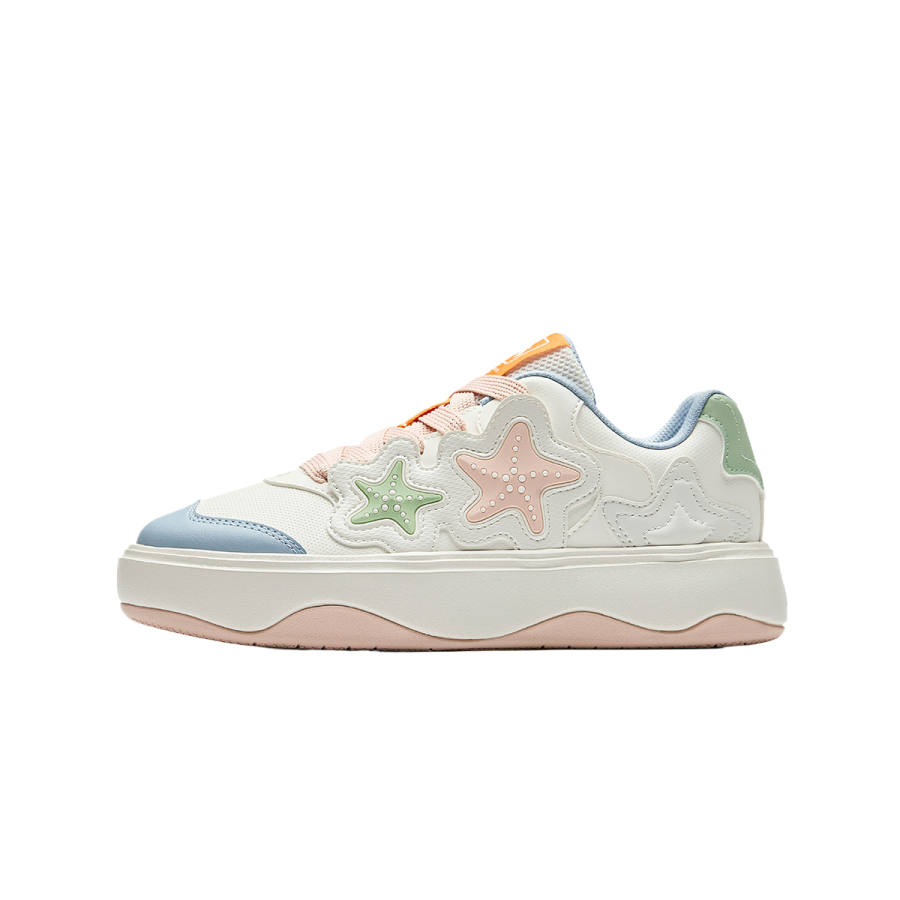 Antakids Soufflé Skateboard Shoes Ivory White Teenagers