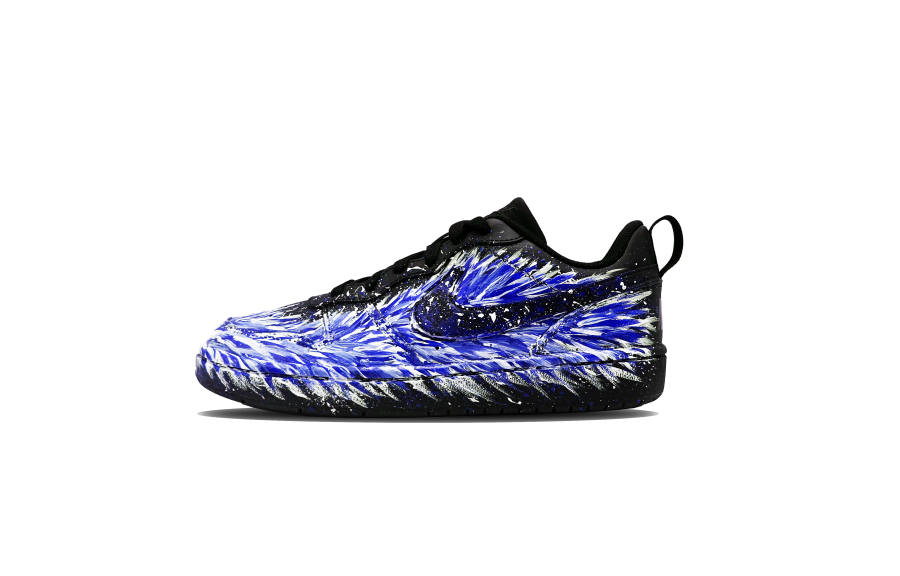 Nike Nike Court Borough Leather Balance Low top Kids' Skateboarding Shoes Black Teenagers