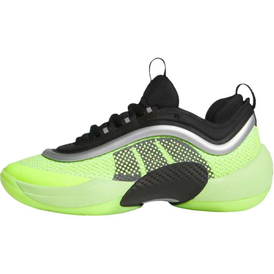 Adidas Adidas D.O.N. Issue 6 Slip Resistant Abrasion Resistant Low top Children's Basketball Shoes Green/Black