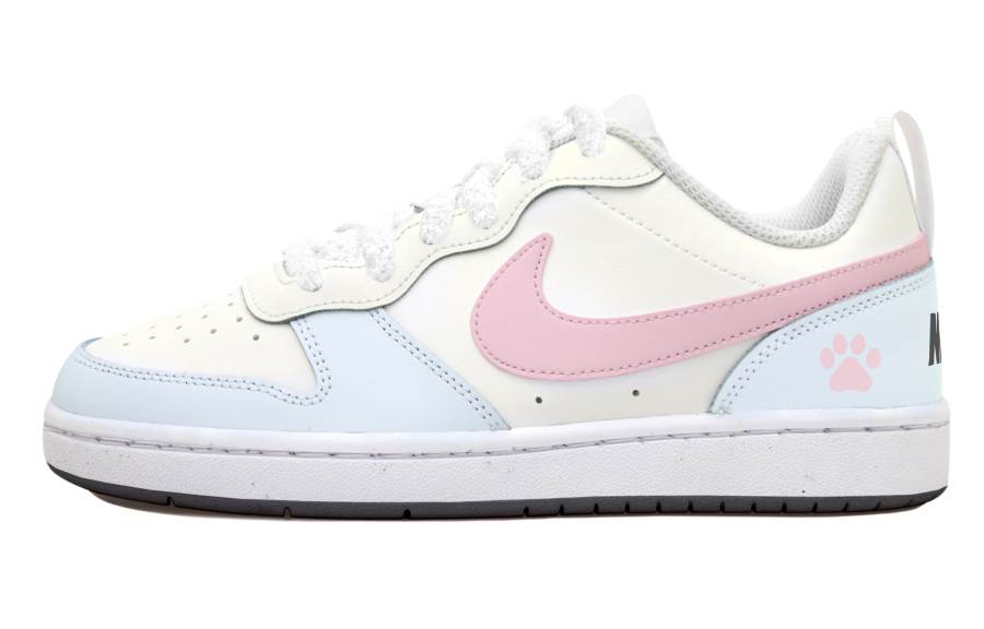 Nike Nike Court Borough Synthetic Leather Cushioning Abrasion Resistant Cushioning, Wear Resistant Low top