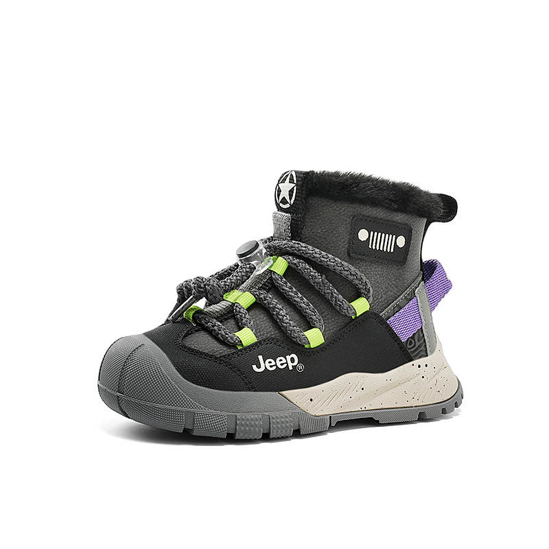 Jeep Abrasion Resistant Thermal Abrasion Resistant Thermal High top Kids' Boots Black White Kids'