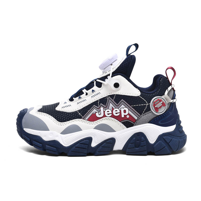 Jeep Low top Running Shoes Dark Blue Gray Kids'