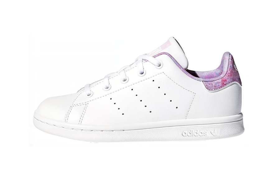 Adidas Originals Slip Resistant Low top Kids' Skateboarding Shoes White Pink Children Aged 3 7 Years Old