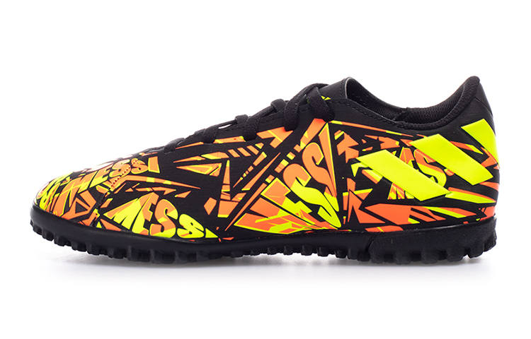 Adidas Adidas Messi .4 TF Cushioning, Wear Resistant Low top Kids' Soccer Shoes Yellow Black Kids'