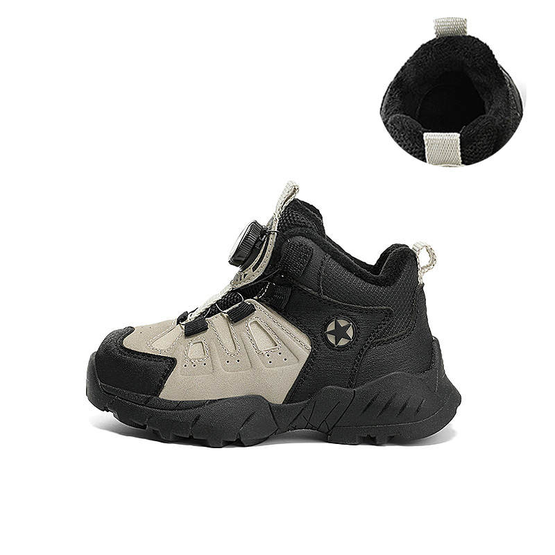 Jeep Synthetic Leather Versatile, Knob Buckle, Slip Resistant Abrasion Resistant, Fleece Lined Thermal High top