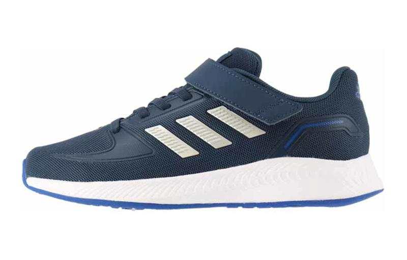 Adidas Adidas Core Faito Abrasion Resistant Breathable Low top Kids' Running Shoes Blue White Kids'