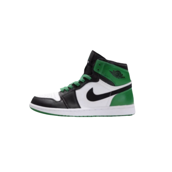 Jordan Jordan Air Jordan 1 Leather High top Skateboard Shoes Green Unisex