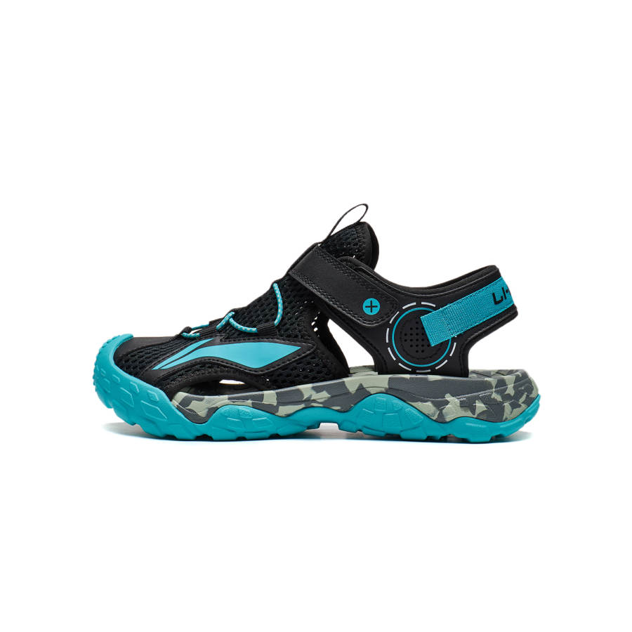 Li-Ning YOUNG Li Ning YOUNG Sportlife Synthetic Leather Low top Sandal Black Teenagers