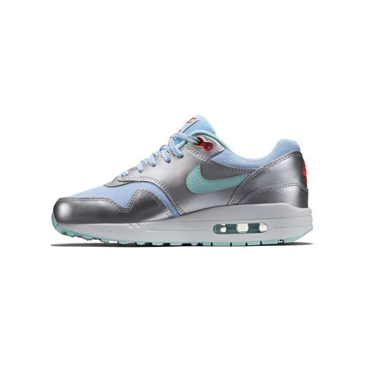 Nike Nike Air Max 1 Lakeside Abrasion Resistant Low top Toddler Shoes Silver Infant And Toddler
