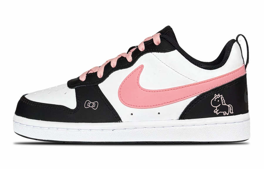 Nike Nike Court Borough Low top Kids' Skateboarding Shoes Pink Teenagers