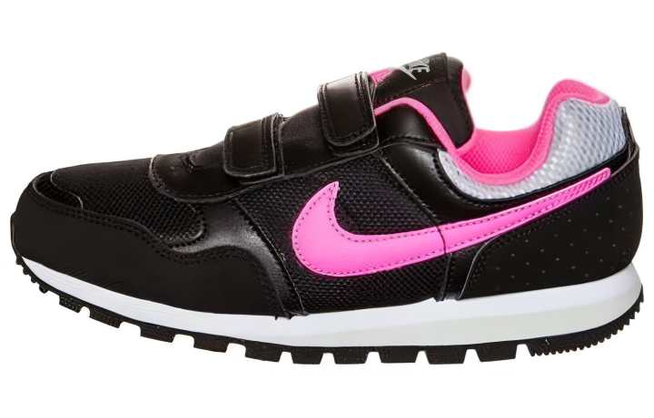 Nike Nike MD Runner 2 Low top Running Shoes Black Pink Children Aged 3 7 Years Old