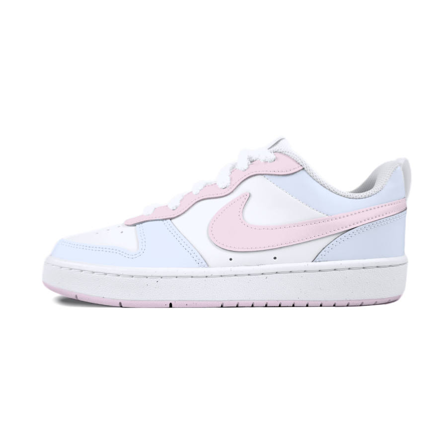 Nike Nike Court Borough Leather Low top Kids' Skateboarding Shoes White Teenagers