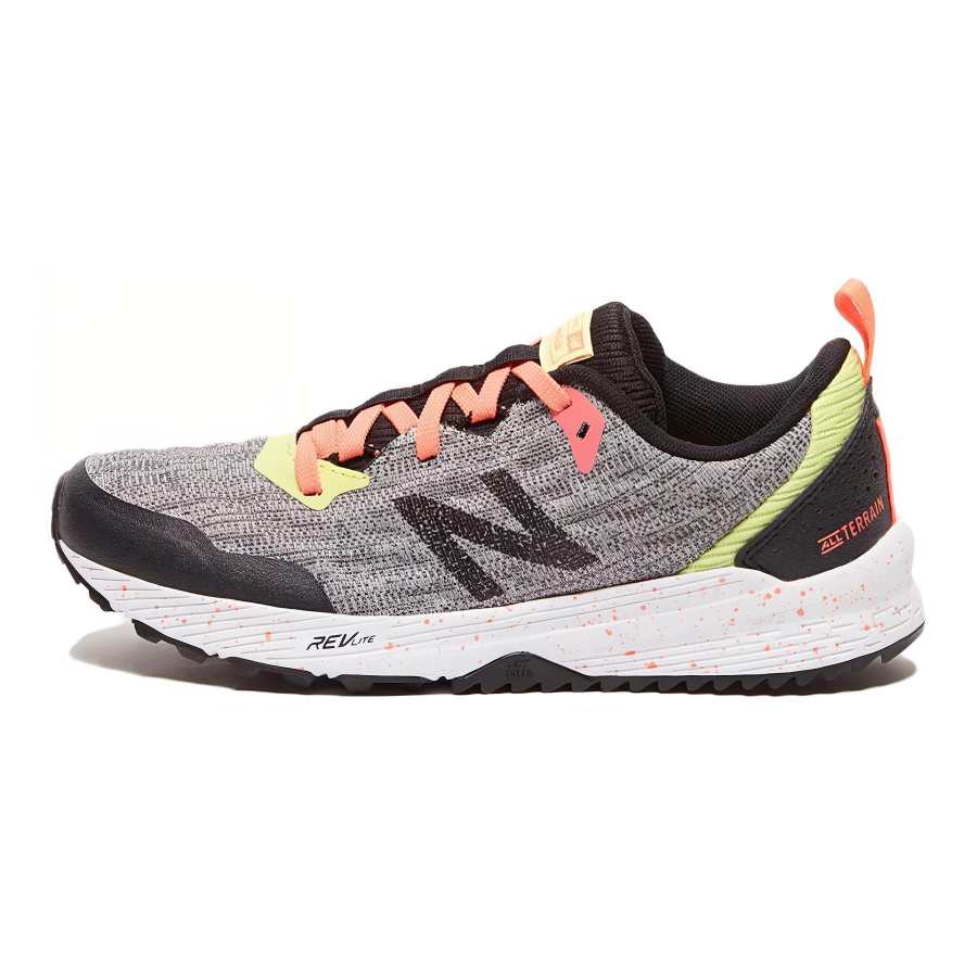 New Balance New Balance FuelCore Nitrel Mesh Comfortable Cushioning Low top Running Shoes Black Gray Yellow Kids'