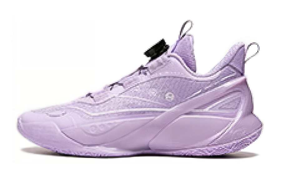 Li-Ning YOUNG Li Ning YOUNG Tianying Speed Li Ning BOOM FIBER Upper Technology Low top Basketball Shoes Purple Unisex