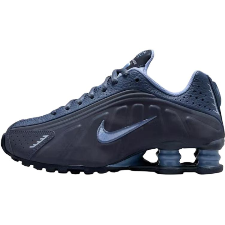 Nike Nike Shox R4 Low top Running Shoes Diffused Blue Unisex