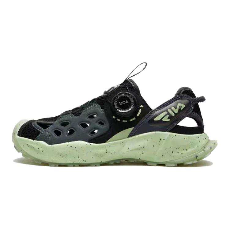 FILA KIDS Children's Sandals Black Gray Green