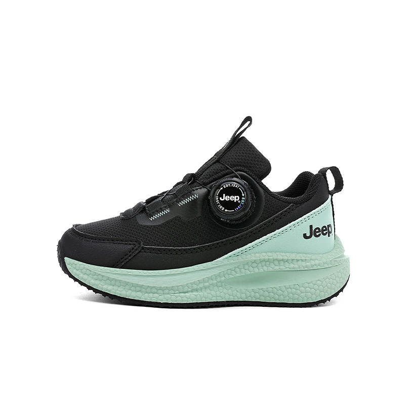 Jeep Low top Running Shoes Black Green Kids'
