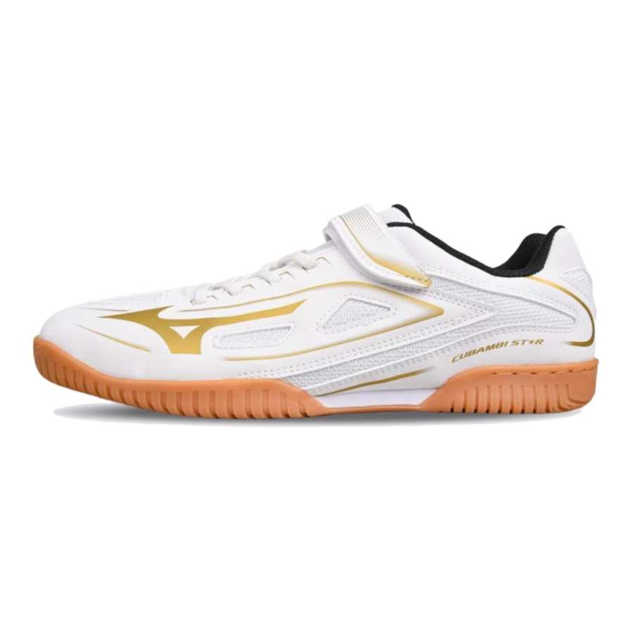 Mizuno Cushioning, Wear Resistant Low top Kids' Training Shoes White Gold