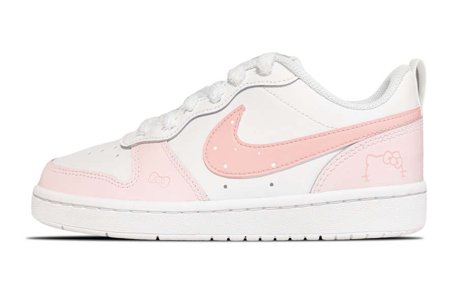 Nike Nike Court Borough Leather Low top Kids' Skateboarding Shoes Pink Teenagers