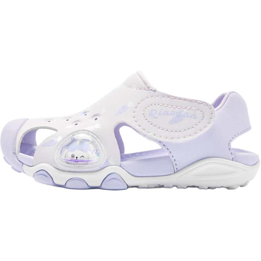 QIAODAN Synthetic Leather Low top Toddler Shoes Sheer Purple/Kapok Purple Infant And Toddler