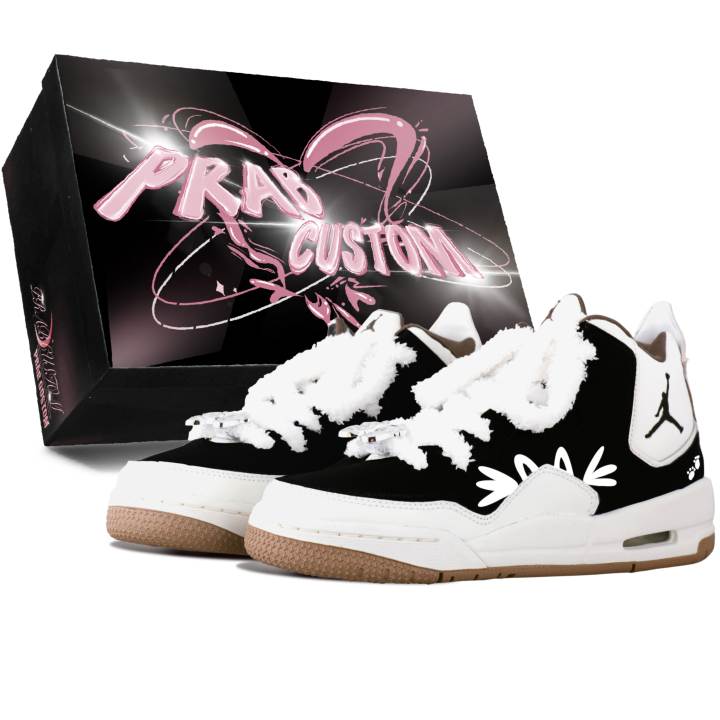 Jordan Jordan Courtside 23 Synthetic Leather Slip Resistant Cushioning Abrasion Resistant