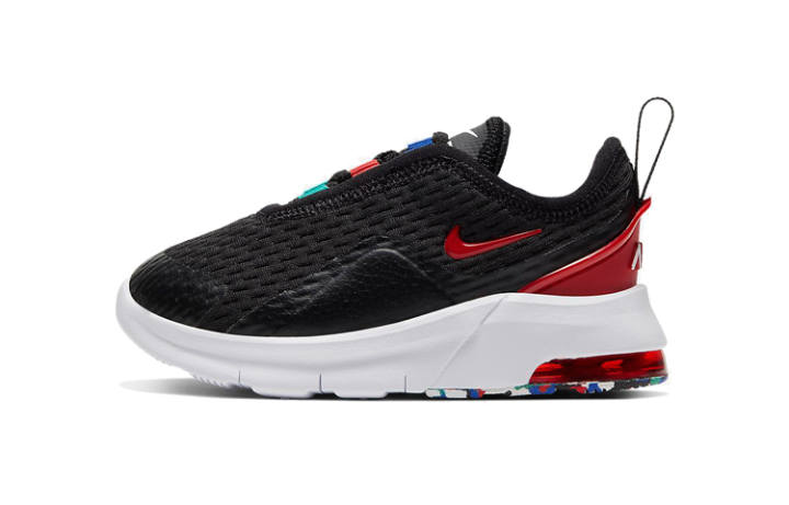 Nike Nike Air Max Motion Mc Abrasion Resistant Cushioning Abrasion Resistant Cushioning Low top Running Shoes Black Red