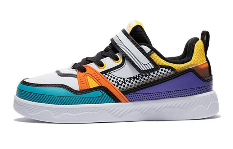 Li-Ning YOUNG Li Ning YOUNG Sports Life Collection Slip Resistant Abrasion Resistant Low top Skateboard Shoes Dolphin Blue Unisex