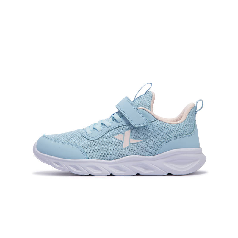 XTEP Athleisure Kids' Running Shoes Blue Pink Kids'