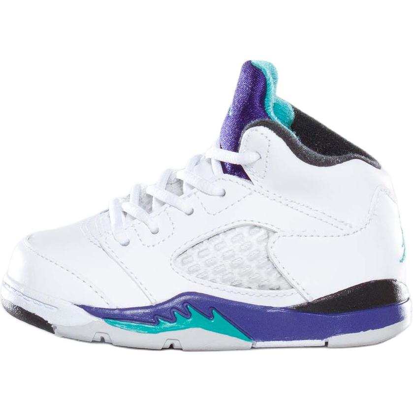 Jordan Jordan Air Jordan 5 Cushioning, Wear Resistant High top Toddler Shoes White Infant And Toddler