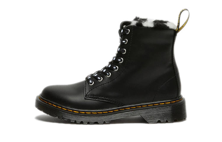 Dr.Martens 1460 Serena Abrasion Resistant Thermal Abrasion Resistant Thermal Kids' Leather Boots Carbon Black